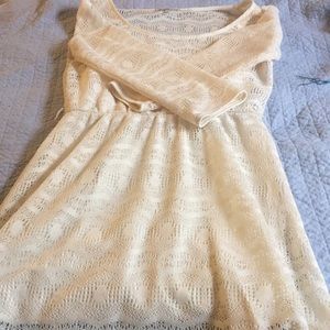 A Yellowed Lace Dress